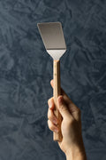 The Perfect Spatula Handmade Maple Wood and Stainless Steel Turner