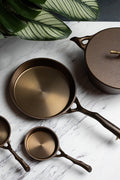 Nest Homeware Cast Iron Essentials Set with Machined Smooth Interiors