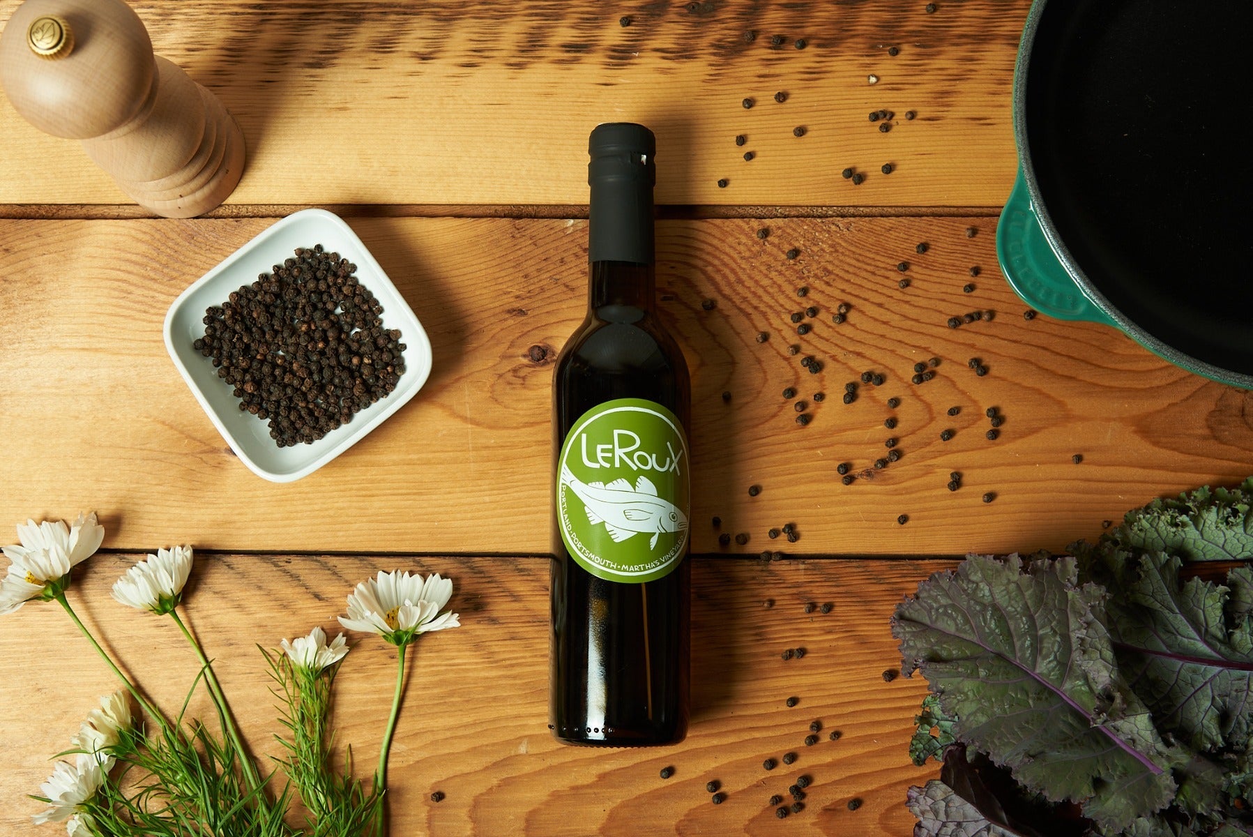 Madagascar Black Peppercorn Infused Extra Virgin Olive Oil by LeRoux