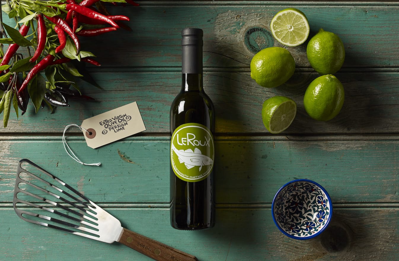 LeRoux Persian Lime Infused Premium Extra Virgin Olive Oil Zesty