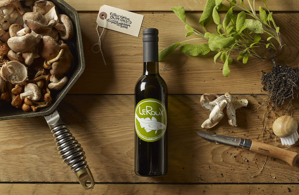 LeRoux Wild Mushroom and Sage Infused Extra Virgin Olive Oil