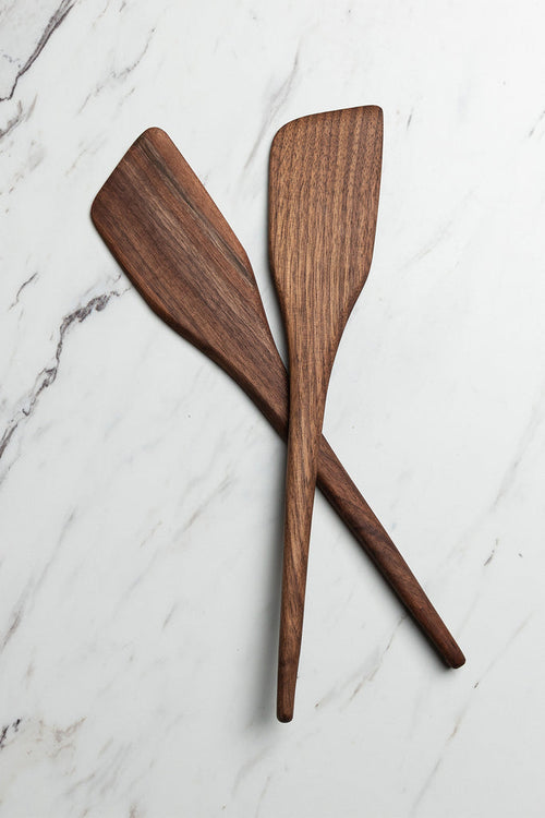Handcrafted Walnut or Maple Wood Turning Paddle Kitchen Tool
