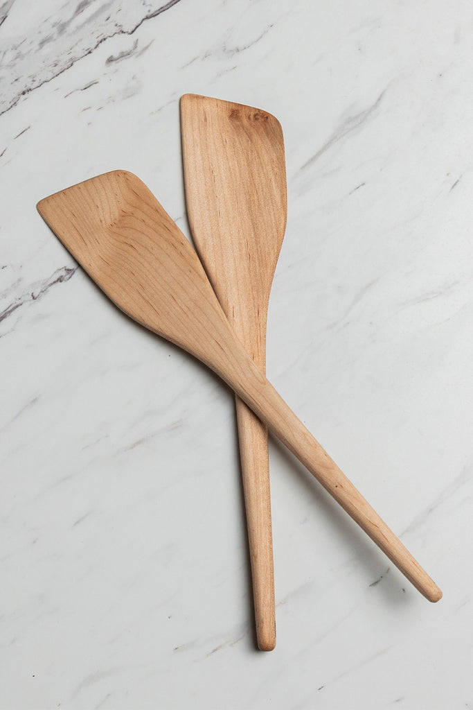 Handcrafted Walnut or Maple Wood Turning Paddle Kitchen Tool