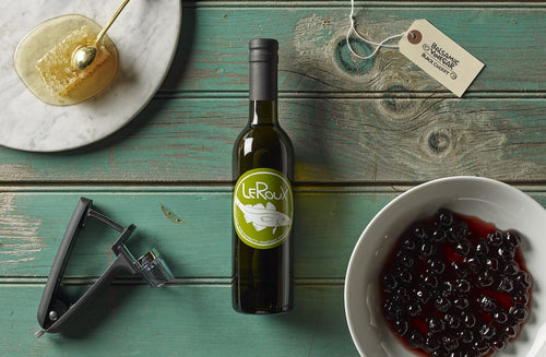 Authentic LeRoux Black Cherry Dark Balsamic Aged Italian Vinegar