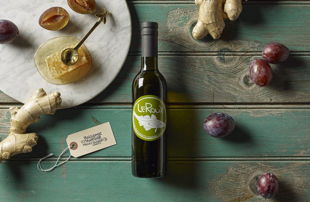 Honey Ginger White Balsamic Vinegar Gourmet Italian Glaze and Dressing